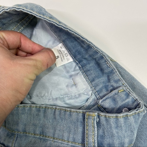 SHEIN Sz S Light Washed Denim High Rise Mom Jeans Women’s - Picture 9 of 10